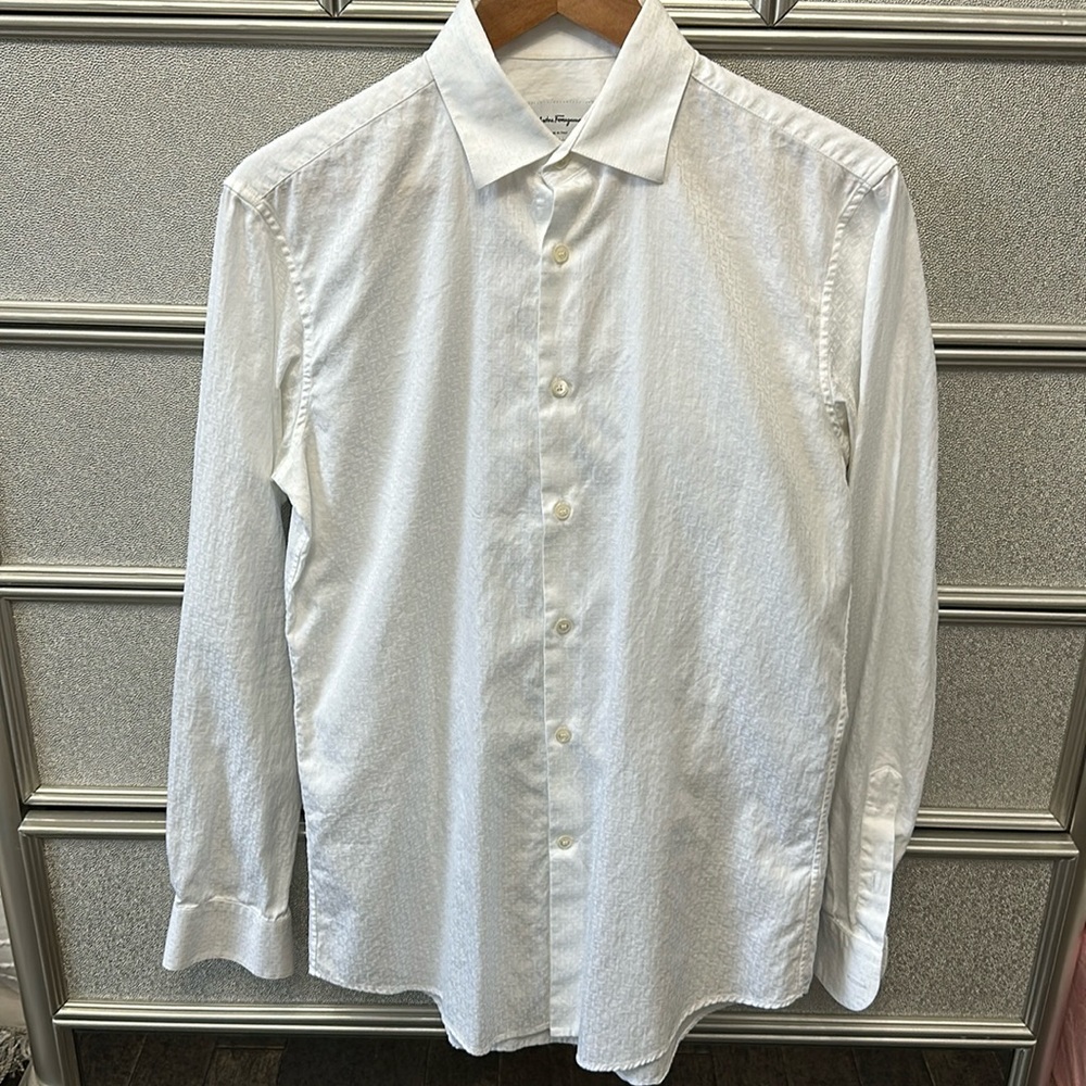 Ferragamo button down shirt